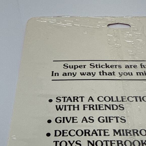 MINT NOS 1983 Hallmark Scratch ’N Sniff Stickers - Strawberry Scent/Theme - Picture 13 of 14